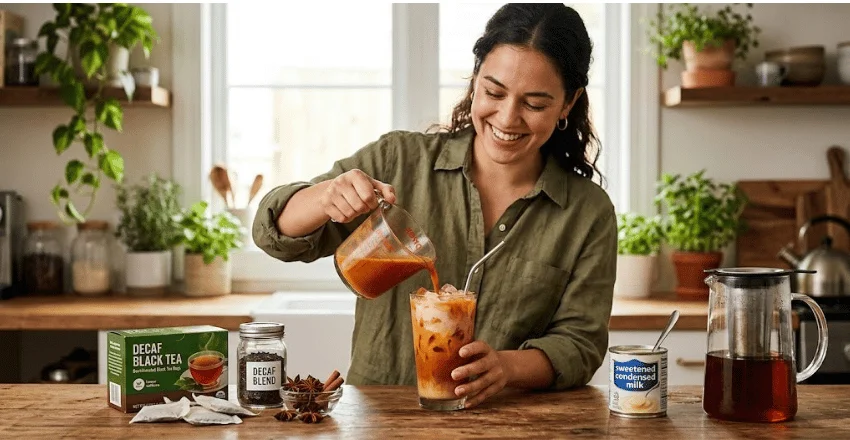How to Make Thai Iced Tea With Less Caffeine 