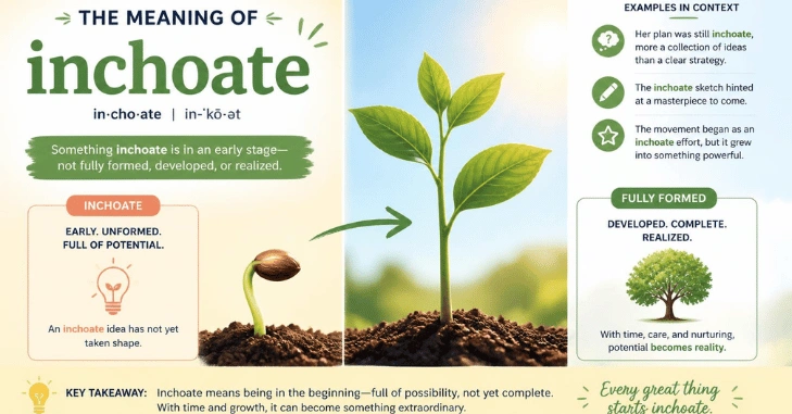 What Does Inchoate Mean? 