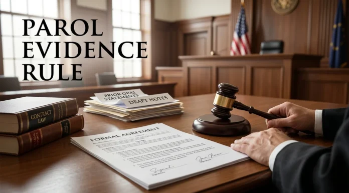Parol Evidence Rule in U.S. Contract Law: Everything You Need to Know About Its Meaning, Exceptions, and Practical Applications Parol Evidence Rule
