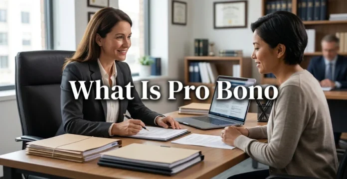 What Is Pro Bono